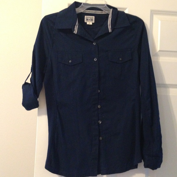 Converse button down Navy shirt