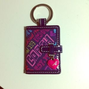 Coach Picture Frame Key Ring