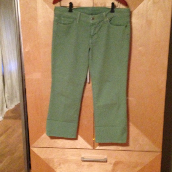 Citizens of humanity green crop jeans
