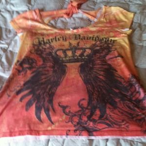 Super cute pre loved bling HD top