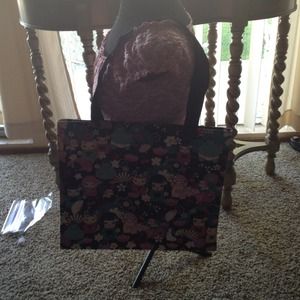 BUNDLE Fluff Kimono Cuties tote, wallet, train cas