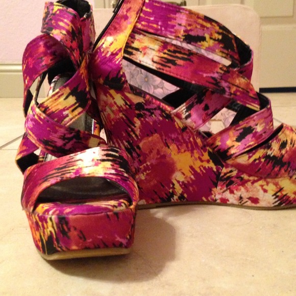 SOLD. Colorful wedges