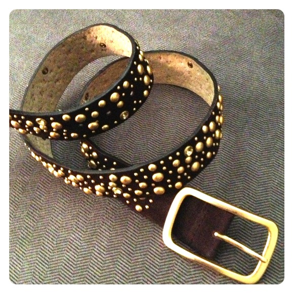 Leather Studded Belt
