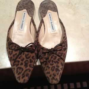 Leopard Manolo Blahnik