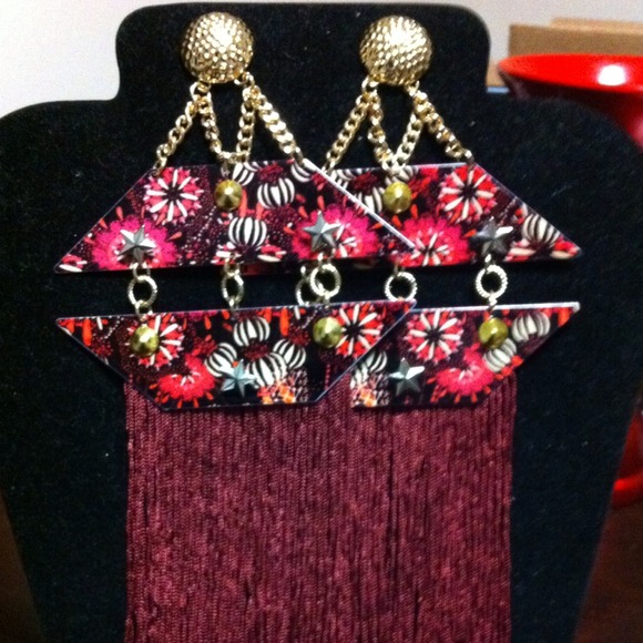Fringe earrings