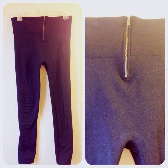 High waisted black tights!