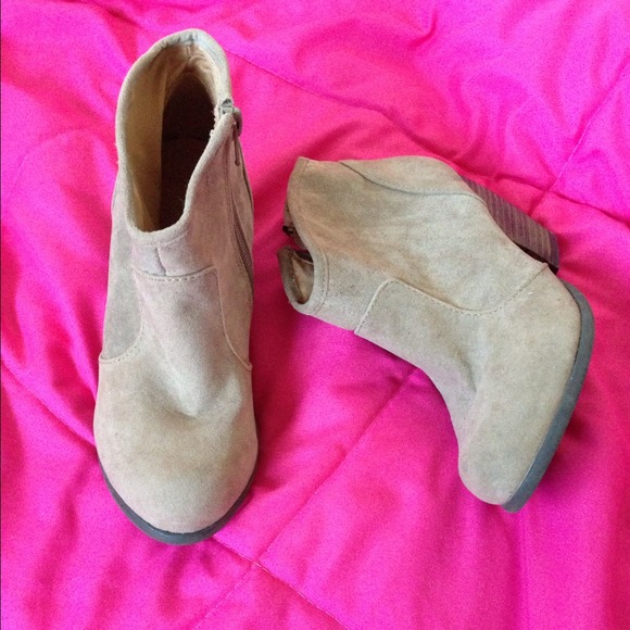 Nude ankle boots ♥sold♥