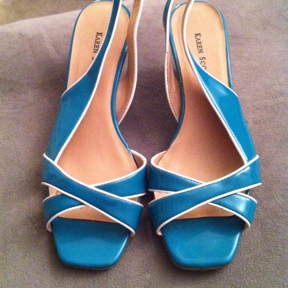Turquoise sandals