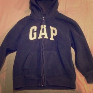 🚫SOLD🚫 @atoland Dark blue gap zip up hoodie.