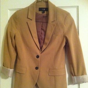 Camel colored blazer