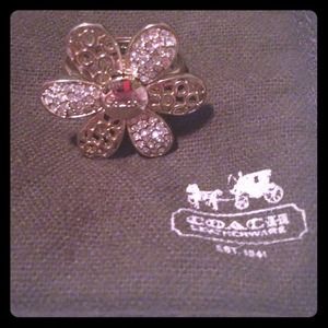 Authentic Coach Flower Ring