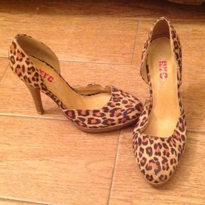 Leopard heels