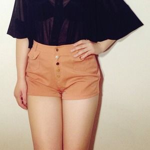 Peachy high waisted shorts