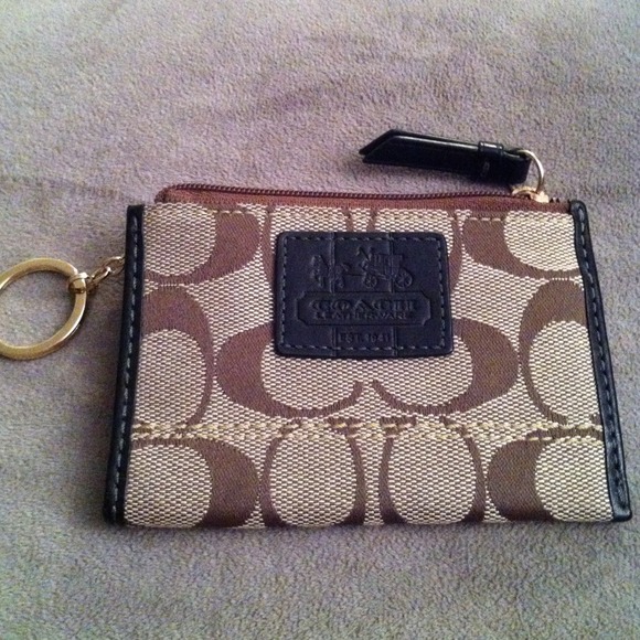 Coach small credit card holder