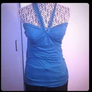 Switch it Up Teal Ruched Stretch Top