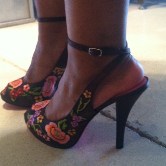 Betsey Johnson Ankle Strap Heels