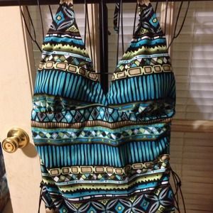 👙👙SOLD👙👙 Tankini With Shirt Bottom