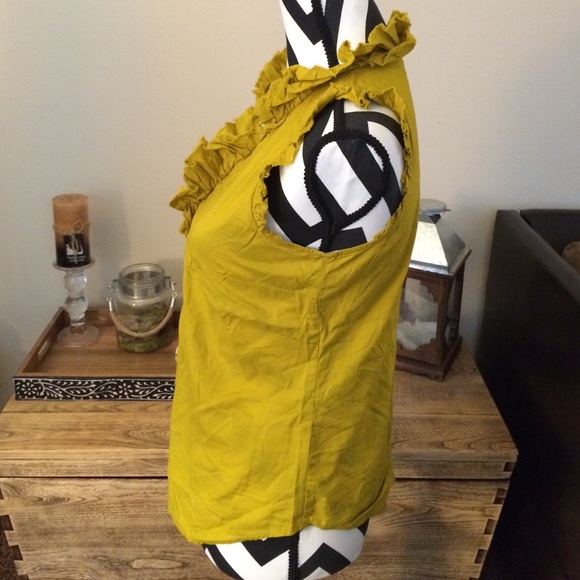 Elle olive green top - Picture 3 of 4