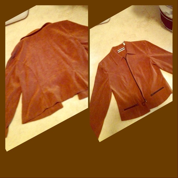 Here we have a brown sued blazer