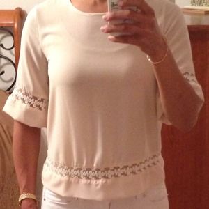 SOLD - Chloe K sheer blouse