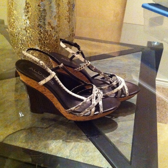 Aldo snake wedges - Picture 1 of 2