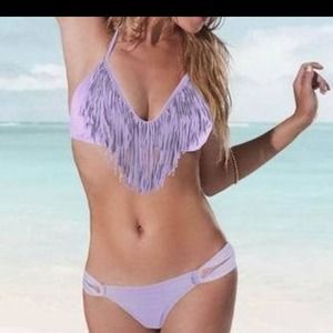 Fringe bathing suit