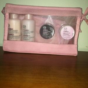 gift set from The Body Shop & coach wallet