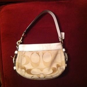 Small-size Coach bag. Only used twice!