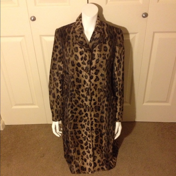 SOLD Long cheetah coat