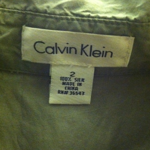 Calvin Klein Gray Shirt Dress - Picture 2 of 2