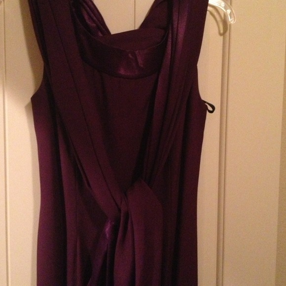 Purple braid maid dress