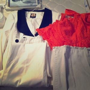 Limited Pants Suit, Lace Dress and Khaki skirt