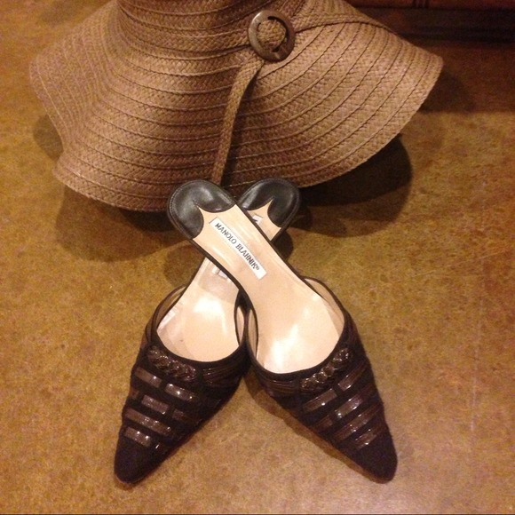 Authentic Manolo Blahnik Mules