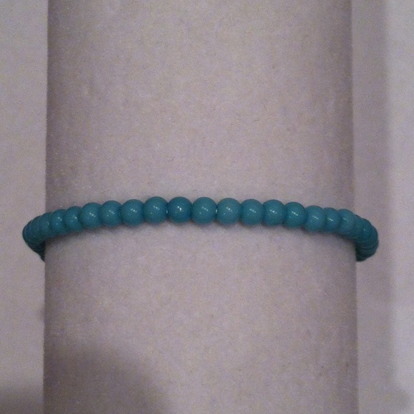NWOT Turquoise Bead 'Love' Bracelet - Picture 2 of 2