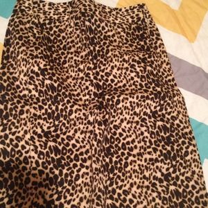 Cheetah Print Skirt