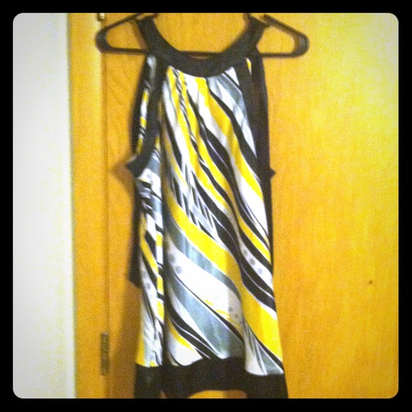 Sheer halter top