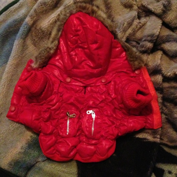 ⛔️sold⛔️🎀Cute red dog coat🎀
