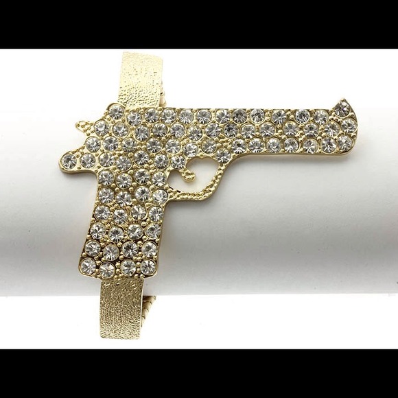 Gun bracelet - Gold
