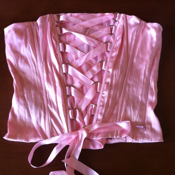 Sexy lace up bustier top and jump suit