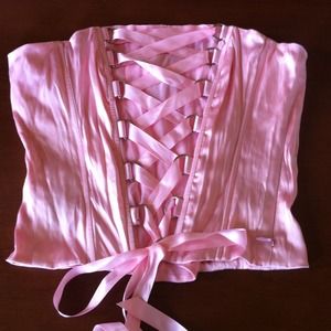 Sexy lace up bustier top and jump suit