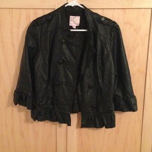 Romeo and Juliet Couture leather jacket