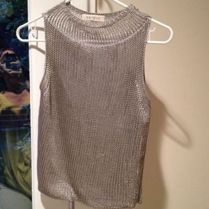 Chain metal style tank top