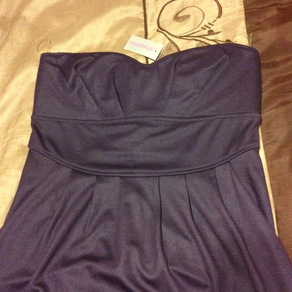 Purple Tube Top Dress - Picture 3 of 3