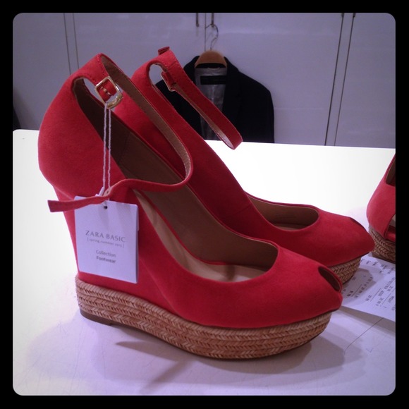 Zara platform wedges