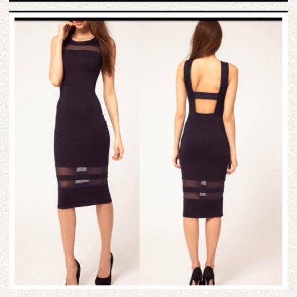 NEW Sexy Classy Little Black Bandage Dress M 4-6