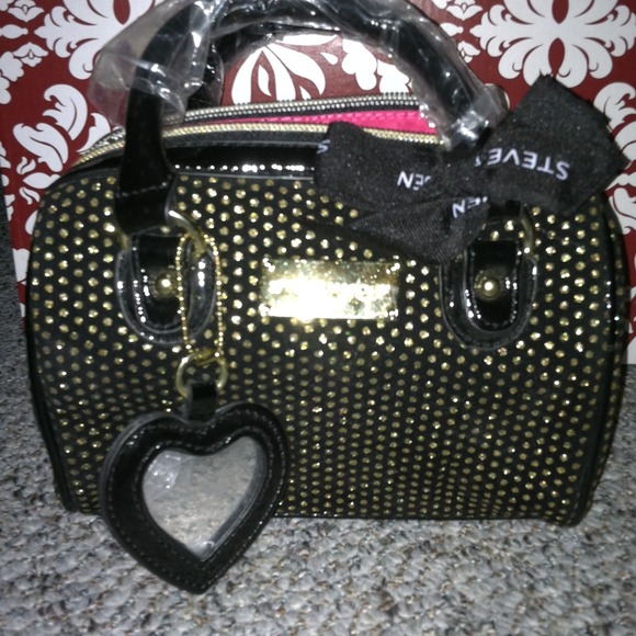 Steve Madden purse and purple skinniest