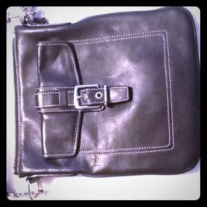 Black leather coach purse.  in great condition!!!