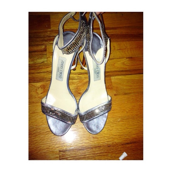 SOLD! AUTHENTIC JIMMY CHOO SHOES! SILVER & GOLD