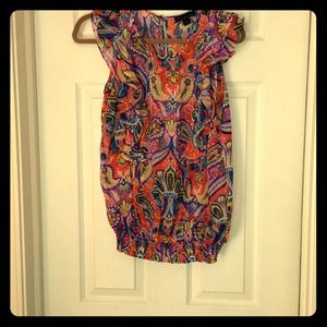 Multicolor summer top