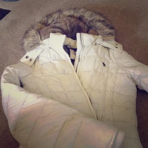 Abercrombie and Fitch winter fur coat